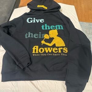 Yesterday is dead- Give Them Flowers Graphic Hoodie